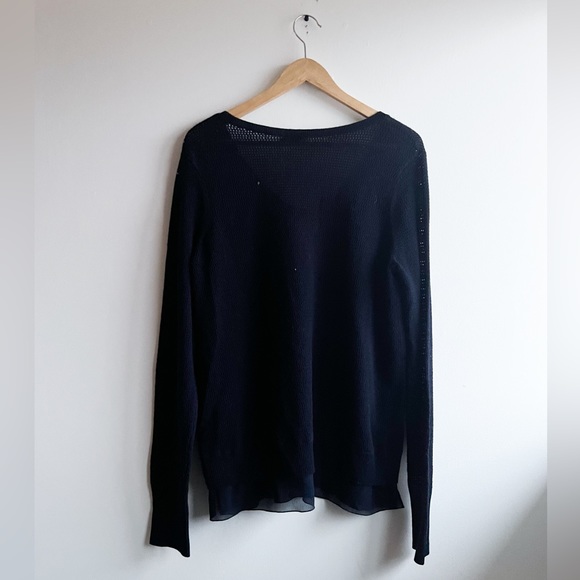 Vince Knitted Cashmere + Silk Sweater - Picture 3 of 11